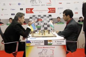 Carlsen Vence a Vallejo y se acerca al lider R8 Grand Slam Sao Paulo - Bilbao 2011