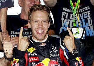 Vettel, coronado en Japón como bicampeón más joven de la historia en una carrera ganada por Button