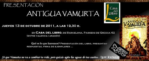 Presentación de Vamurta en Casa del Libro