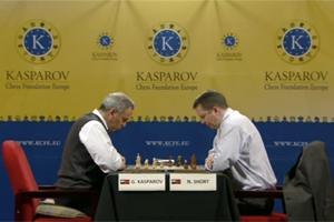 Kasparov gana a Short - Your Next Move Blitz 2011