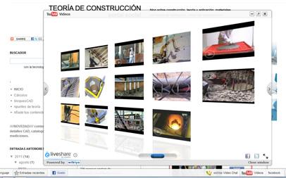 video colaboración y difusión de la construcción