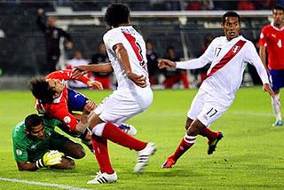 Chile 4 - Perú 2  Eliminatorias Brasil 2014