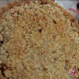 Tarta crumble de manzanas