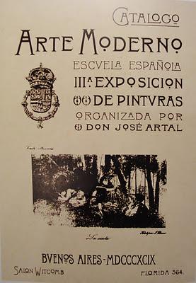 JOSÉ ARTAL. ARTE ESPAÑOL EN BUENOS AIRES. SALÓN WITCOMB JOSÉ ARTAL. ARTE ESPAÑOL EN BUENOS AIRES. SALÓN WITCOMB