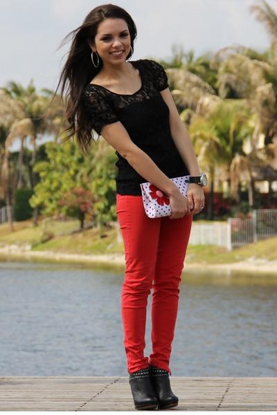 Steet Style: Red Pants Steet Style: Red Pants
