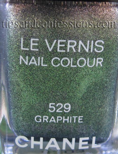 Nail Swatches: Graphite (Chanel) Graphite