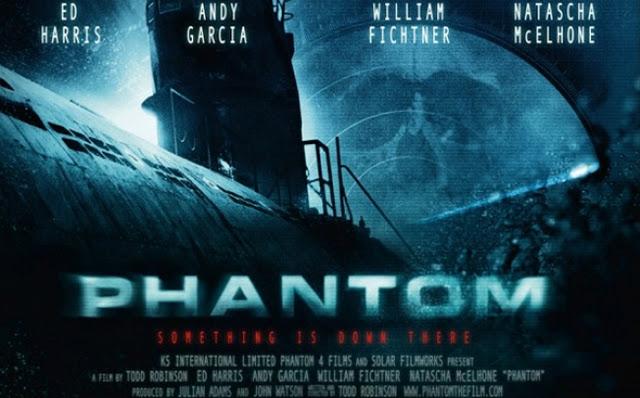 Primer póster de Phantom con Ed Harris y William Fichtner