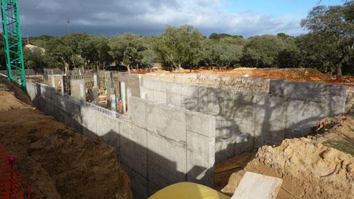 A-cero Projects Avanzan las obras de la vivienda unifamiliar que A-cero realiza al Noroeste de Madrid