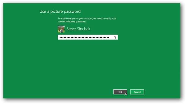 Como iniciar sesión mediante una imagen contraseña en Windows 8
