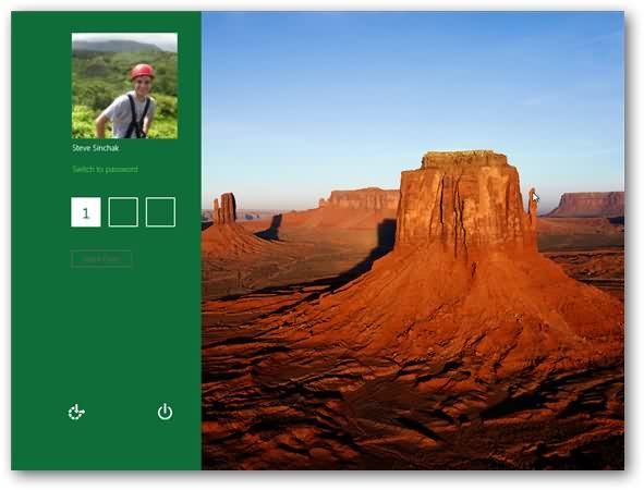 Como iniciar sesión mediante una imagen contraseña en Windows 8