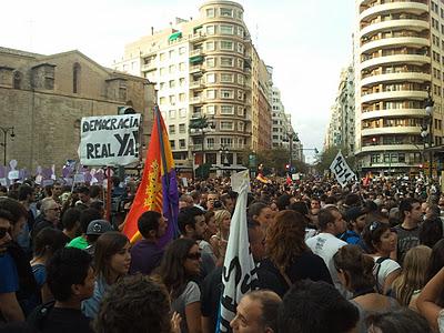 Manifestacion global 15M / 15O Valencia