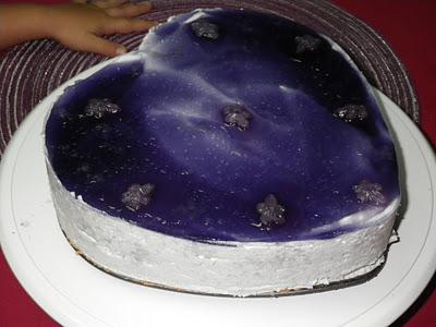 Tarta Mousse De Violetas