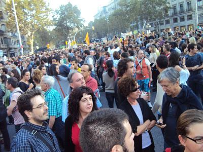 15O en Barcelona: la Ciudad Condal no olvida