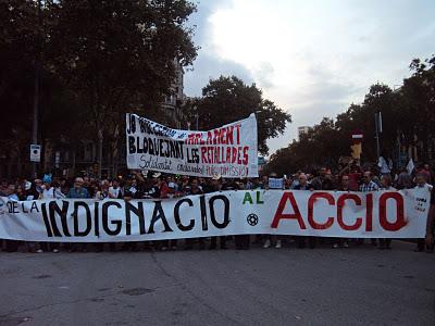 15O en Barcelona: la Ciudad Condal no olvida
