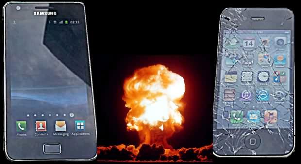 Prueba de caída: Samsung Galaxy S II vs iPhone 4S