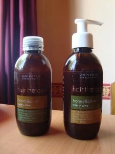 Shampoo y Acondicionador Honey & Olive de Universo Garden Angels