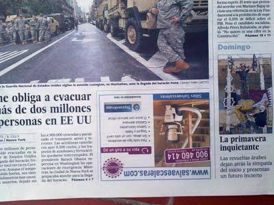 Portada El País 28 de agosto de 2011 Portada El País 28 de agosto de 2011