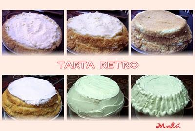 TARTA RETRO * MIS RECUERDOS DE LOS 70 TARTA RETRO * MIS RECUERDOS DE LOS 70