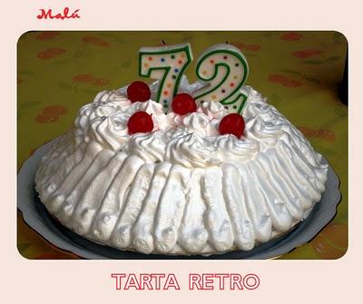 TARTA RETRO * MIS RECUERDOS DE LOS 70 TARTA RETRO * MIS RECUERDOS DE LOS 70