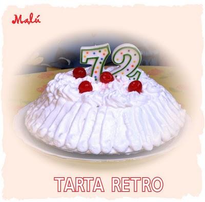 TARTA RETRO * MIS RECUERDOS DE LOS 70 TARTA RETRO * MIS RECUERDOS DE LOS 70