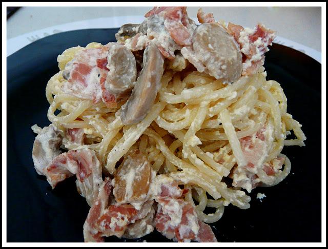 Espaguetis a mi carbonara. Espaguetis a mi carbonara.
