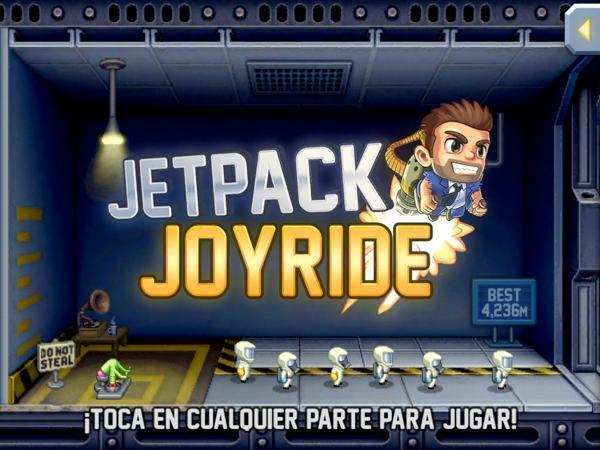 Jetpack Joyride Análisis: Jetpack Joyride (iOS)