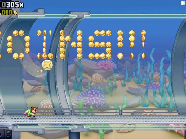 Jetpack Joyride Análisis: Jetpack Joyride (iOS)