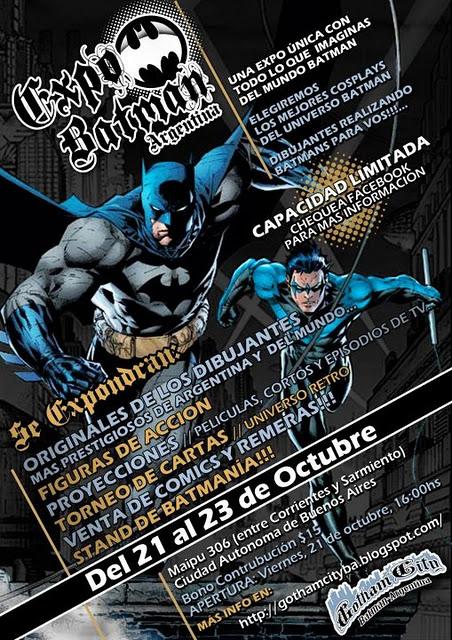 EXPO BATMAN ARGENTINA: Primera edición de la muestra del Encapotado EXPO BATMAN ARGENTINA: Primera edición de la muestra del Encapotado