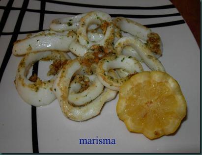 Anillas de calamar a la plancha Anillas de calamar a la plancha