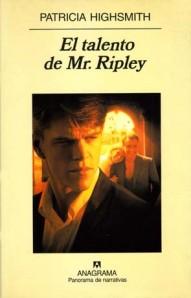 Portada de una de las ediciones de El Talento de Mr Ripley, de Patricia Highsmith