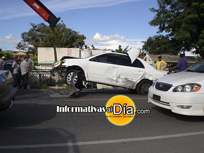 Acaba de ocurrir un terrible accidente en la carretera Duarte, proximo a Moca