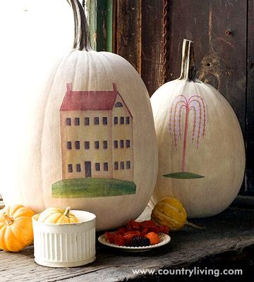 Calabazas decoradas