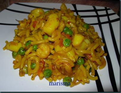 Fideua con sepia Fideua con sepia