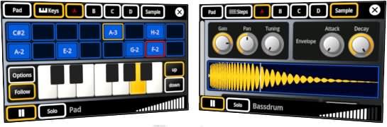 SPC – Music Sketchpad: crea, reproduce y realiza tu música en Android