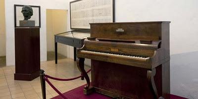 El falso piano de Chopín en Valdemossa.