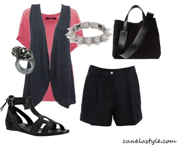 ¿Con qué me lo pongo? Bermuda color negro ¿Con qué me lo pongo? Bermuda color negro