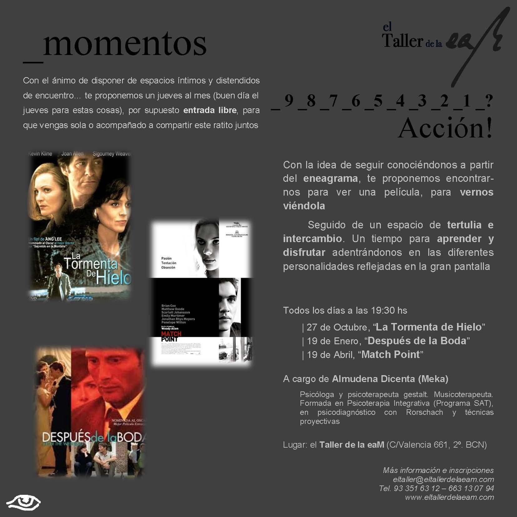 Cine y eneagrama, con Meka Dicenta Cine y eneagrama, con Meka Dicenta