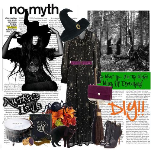 DIY WITCH COSTUME DIY WITCH COSTUME