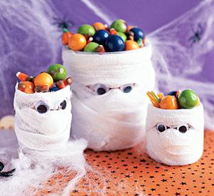 DECORACION HALLOWEEN: MOMIA PARA CARAMELOS