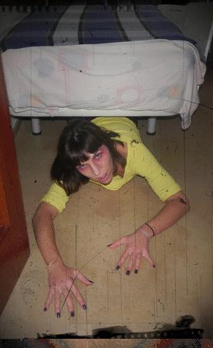 Ojito con Halloween y la zombingue. animated gif how to