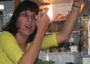 Ojito con Halloween y la zombingue. gif make