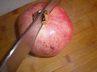 Ensalada de tataki de atún y granada Ensalada de tataki de atún y granada