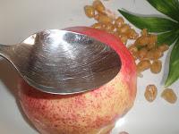 Ensalada de tataki de atún y granada Ensalada de tataki de atún y granada