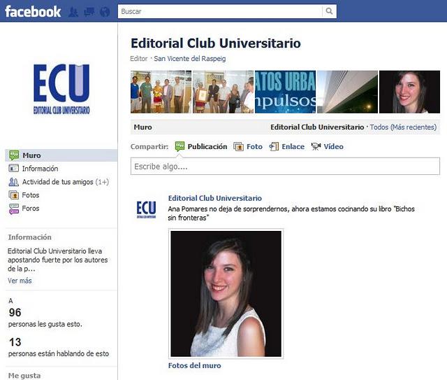 Ana Pomares. Novedades de ECU para fin de año 2011