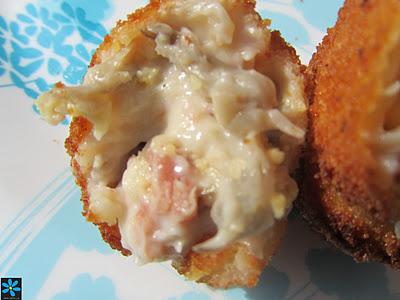 CROQUETAS DE SETAS Y JAMÓN CROQUETAS DE SETAS Y JAMÓN