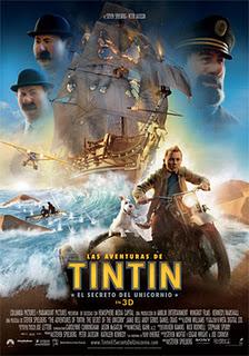 'Las Aventuras de Tintin: El Secreto del Unicornio' ha superado el millón de espectadores en España 'Las Aventuras de Tintin: El Secreto del Unicornio' ha superado el millón de espectadores en España
