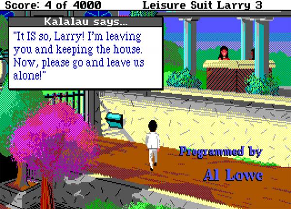 larry 3 La saga Leisure Suit Larry (primera parte)