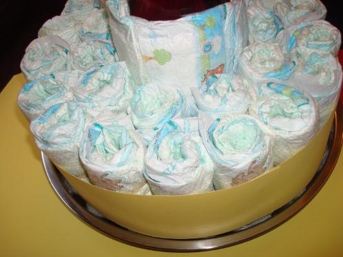 tarta_pañales3 Regala pañales en tarta