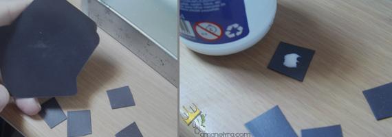 Haciendo una paleta de sombras casera Haciendo una paleta de sombras casera