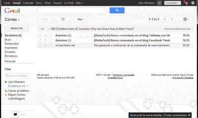 Google continua renovandose esta vez le toca a Gmail Google continua renovandose esta vez le toca a Gmail